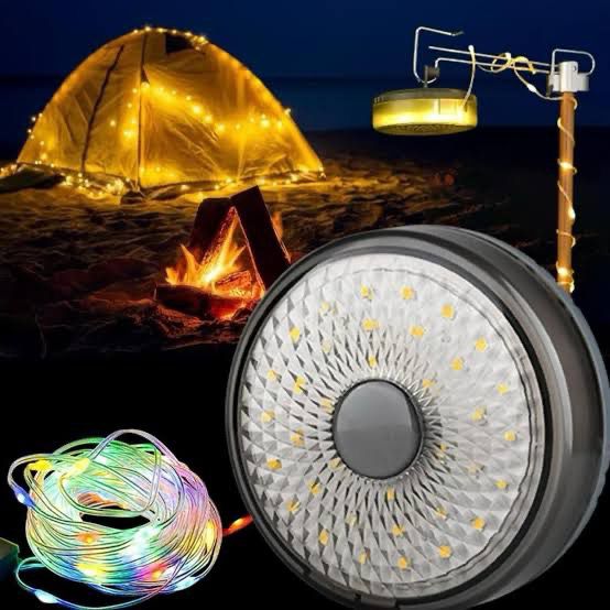 چراغ خورشیدی و لامپ ریسه ای 500وات UFO